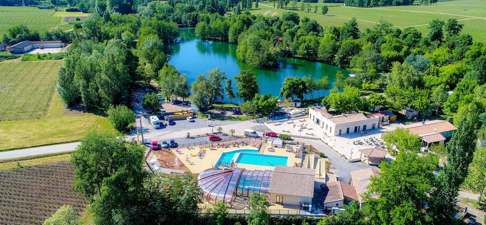 4 star SaintÉmilion camping pitch close to Bordeaux, the Gironde